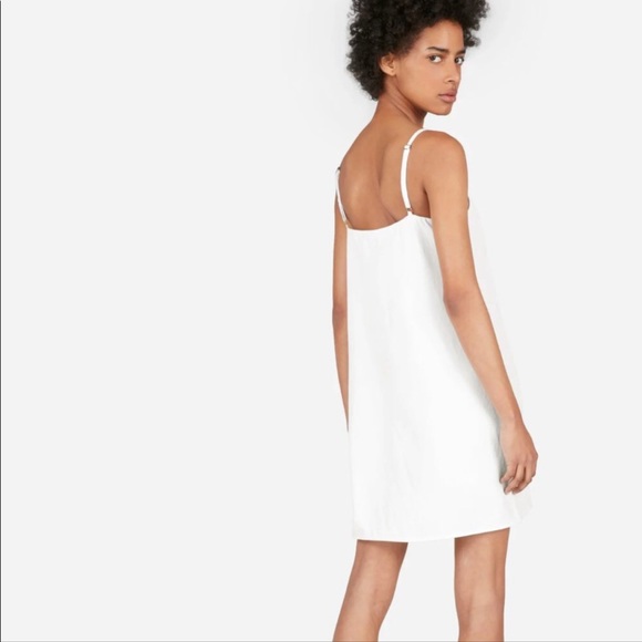 Everlane Black Japanese Go Weave Mini Slip Dress Sz 10 - Picture 4 of 10